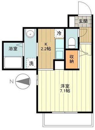 ル・モンヴェールの物件間取画像